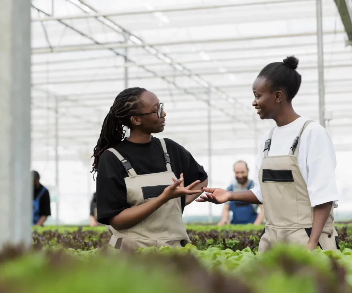 happy-farm-workers-discussing happy-farm-workers-discussing